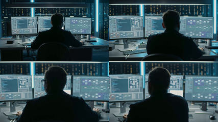 專業(yè)IT程序員在三屏電腦環(huán)境下的軟硬件開(kāi)發(fā)與銷售